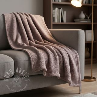 Fleece TEDDY DOUBLE SIDED blush