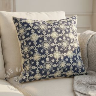 Bombažna tkanina JEANS EMBROIDERY Niva design B