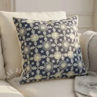 Bombažna tkanina JEANS EMBROIDERY Niva design B