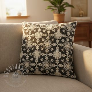 Bombažna tkanina JEANS EMBROIDERY Niva design D