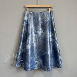 JEANS FOIL TIE DYE blue