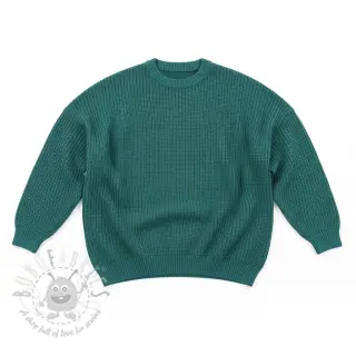 Pletenina BIG KNIT ocean green