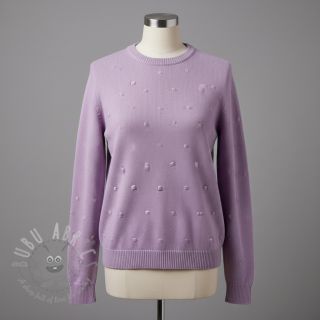 Pletenina BIG KNIT DOT violet