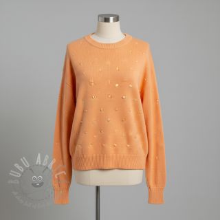Pletenina BIG KNIT DOT peach