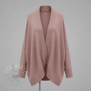 Pletenina BIG KNIT DOT old pink