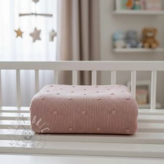 Pletenina BIG KNIT DOT old pink