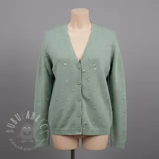 Pletenina BIG KNIT DOT old green