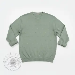 Pletenina BIG KNIT DOT old green