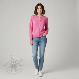 Pletenina BIG KNIT DOT pink