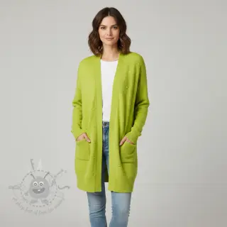 Pletenina BIG KNIT DOT bright green