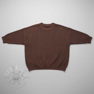 Pletenina BIG KNIT dark brown