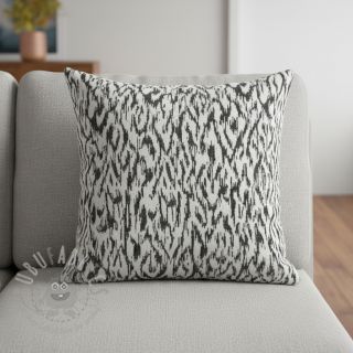 Pletenina jacquard Comfy Blurry Ikat grey