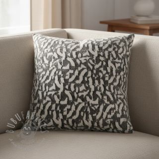 Pletenina jacquard Comfy Collage shapes grey