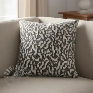 Pletenina jacquard Comfy Collage shapes grey