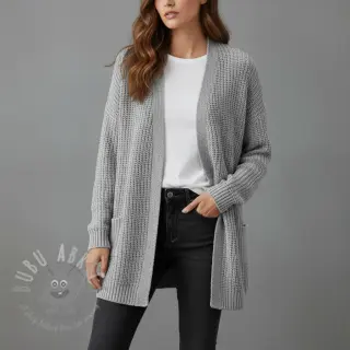 Pletenina BIG KNIT light grey