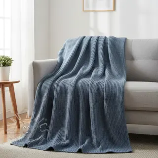 Pletenina BIG KNIT blue