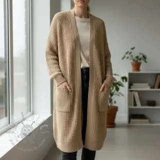 Pletenina BIG KNIT beige