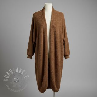 Pletenina Paris bouclé brown