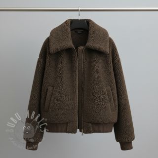 Plaščevina TEDDY dark brown