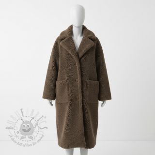 Plaščevina TEDDY dark brown