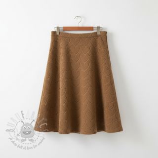 Plaščevina TEDDY Hearts in hearts brown