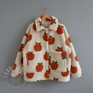 Plaščevina TEDDY JACQUARD Apples