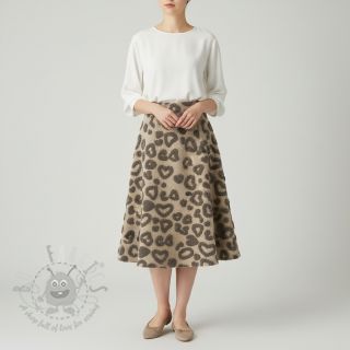 Plaščevina TEDDY Hearts sand