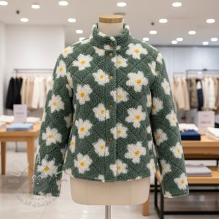 Plaščevina TEDDY Daisy old green