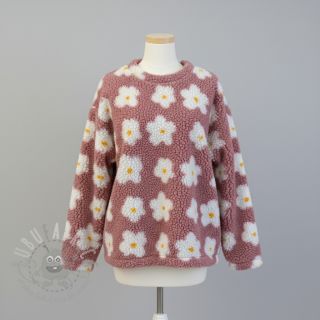 Plaščevina TEDDY Daisy old pink