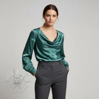 Saten SOIVÉ old green