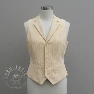 Žamet 6W WASHED STRETCH butter