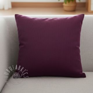 Žamet 6W WASHED STRETCH aubergine