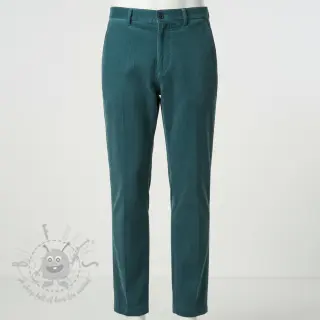 Žamet 6W WASHED STRETCH petrol