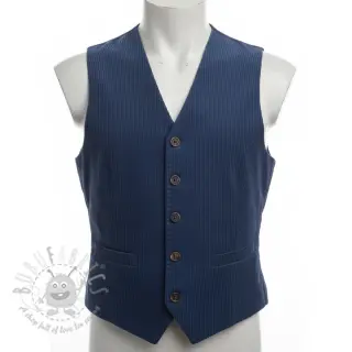 Žamet 6W WASHED STRETCH marine
