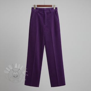 Žamet 6W WASHED STRETCH purple