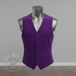 Žamet 6W WASHED STRETCH purple