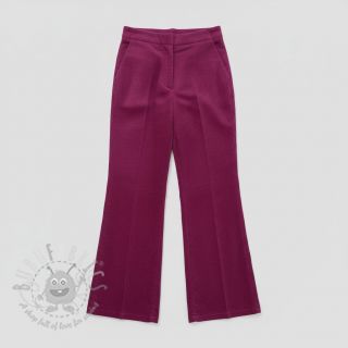 Žamet 6W WASHED STRETCH fuchsia