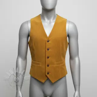 Žamet 6W WASHED STRETCH ochre