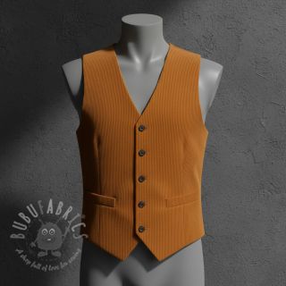 Žamet 6W WASHED STRETCH mustard