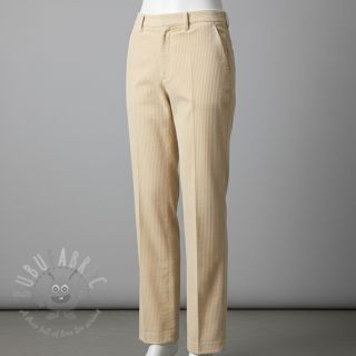 Žamet 6W WASHED STRETCH light yellow