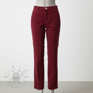 Žamet 6W WASHED STRETCH berry