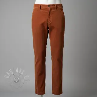 Žamet 6W WASHED STRETCH rust
