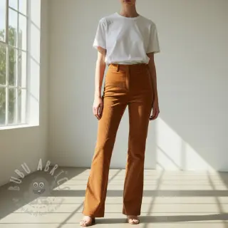 Žamet 6W WASHED STRETCH rust