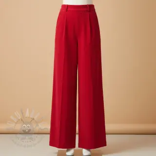 Žamet 6W WASHED STRETCH red