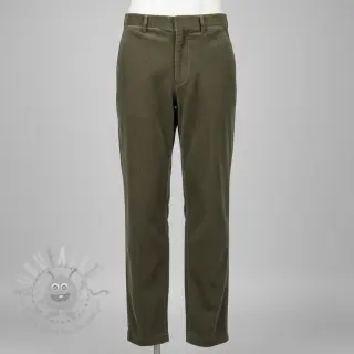 Žamet 6W WASHED STRETCH camo green