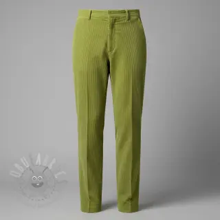 Žamet 6W WASHED STRETCH green