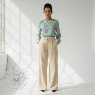 Žamet 6W WASHED STRETCH sand