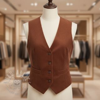 Žamet 6W WASHED STRETCH nutbrown