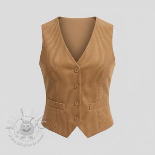 Žamet 6W WASHED STRETCH camel