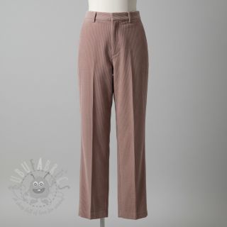 Žamet 6W WASHED STRETCH old pink